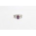 Unisex Ring 925 Sterling Silver Natural red star ruby gem stone A 67